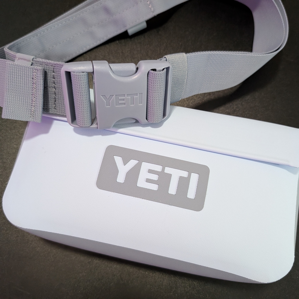 YETI White and Blue Dry Bag 1L